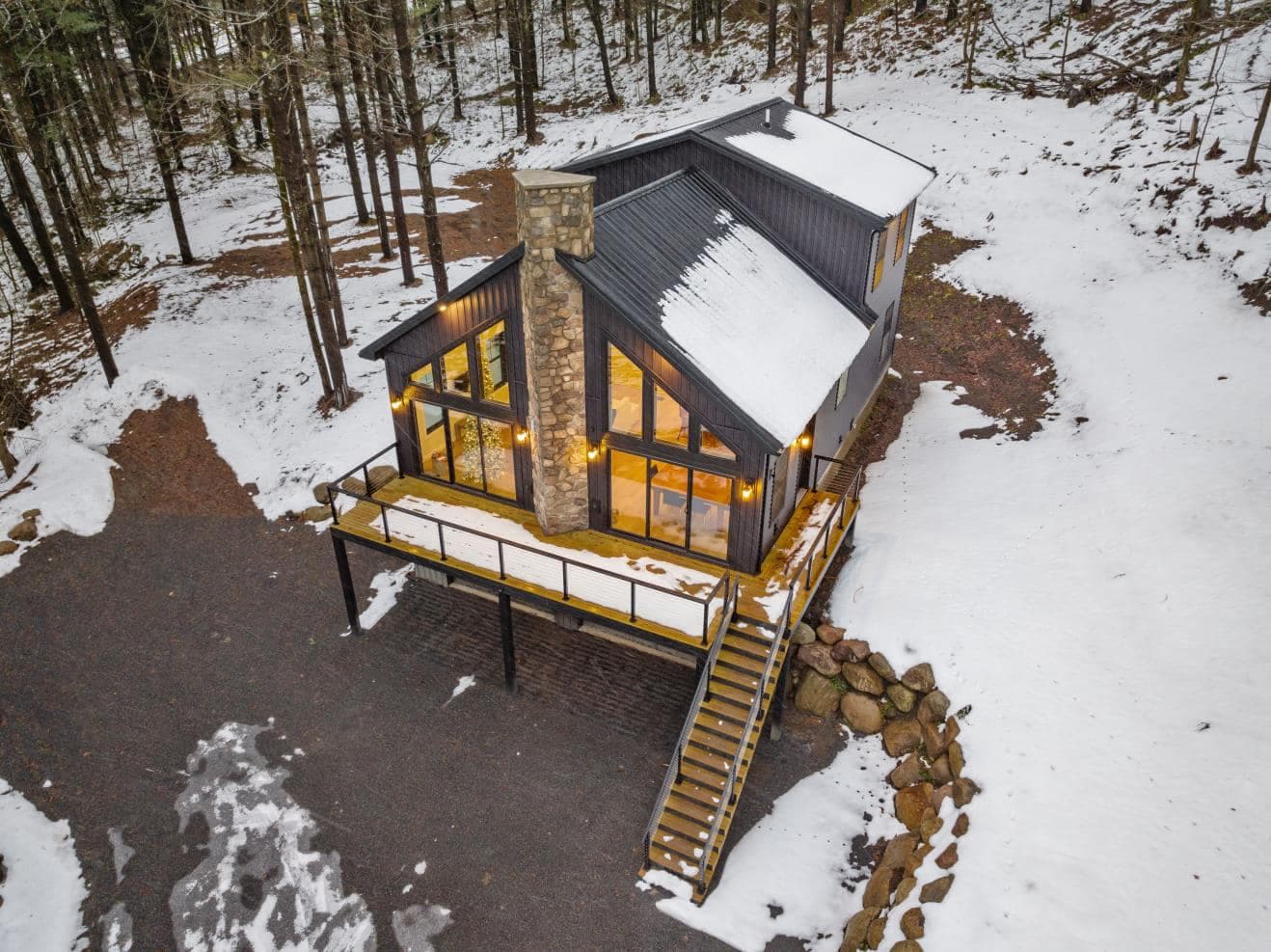 Winter Custom Home — photo 1 of 44, M.E. Garlock Construction, Boonville NY
